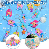 98 Mermaid Party Favors for Girls Birthday Supplies Straw Bubble