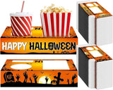50Pcs Halloween Movie Night Supplies Snack Trays Movie Theater Snack