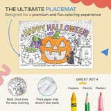 Tiny Expressions Halloween Placemats (Pack of 12 Pumpkin Placemats) |