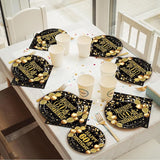 96Pcs 60th Birthday Party Tableware Set, Back in 1966 Birthday Party