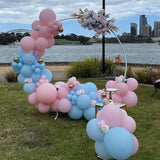 Pink and Blue Latex Balloons, 67 12 Inch Pink Blue Gender Reveal