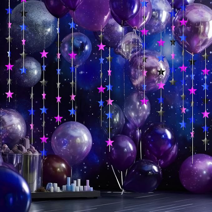Patelai Glitter Star Garland Banner 2026 Graduation Decor 130 Feet #20