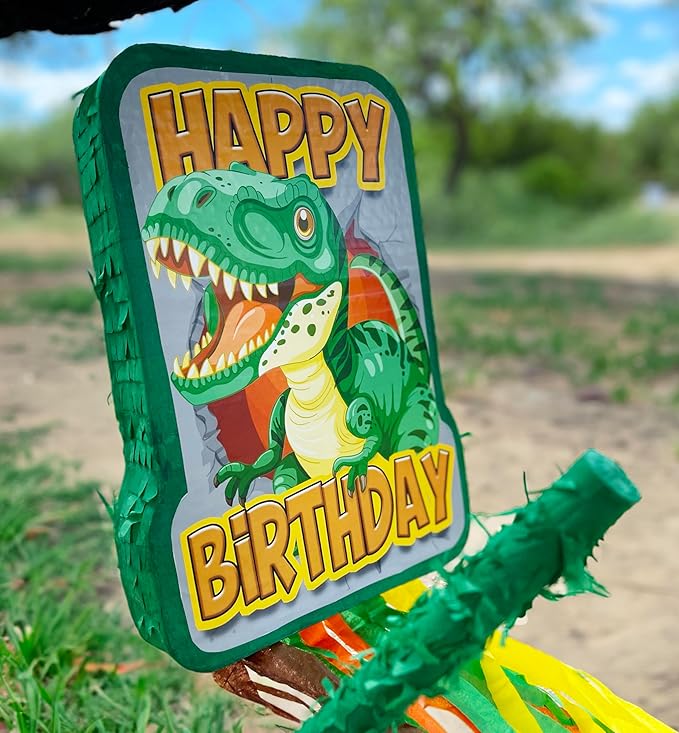 Dinosaur Birthday Pinata 4 Pc Set T Rex Jurassic Party Supply Dino