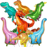 Dinosaur Foil Balloons Set 12 50 in 7 Pieces Large Dinosaur Aluminum