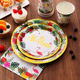 Hawaiian Luau Party Decorations Aloha Plates and Napkins Party