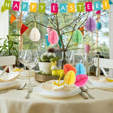 16 Pcs Easter Decorations Eggs Hanging Ornaments Paper