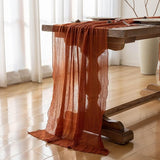 Keketoarrange Fall Thanksgiving Table Runner Terracotta Decorations