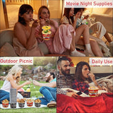 50Pcs Movie Night Party Supplies 9oz Movie Night Snack Ice Cream