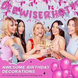 Fulmoon Set of 3 Pre Strung Older Wiser Hotter Glitter Banner Funny #1