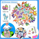 132Pcs Dinosaur Party Favors Dino Birthday Supplies Kids Mini