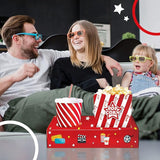 Cheshire Gifts Movie Night Supplies 18 Pcs - Popcorn Bags (12ct) &