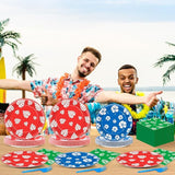 96pcs Hawaii Party Plates and Napkins Tropical Cartoon Movie