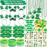 180Pcs St Patrick's Day Accessories Party Favor Set Tattoo Stickers