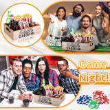 Movie Night Supplies Snack Trays Handles Reusable Wooden Movie Night