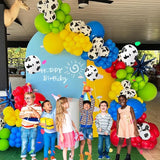 60pcs Cow Print Balloons, Latex Cow Balloons for Farm Cowboy Cowgirl