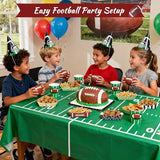 100 Pcs Football Party Favors & Supplies Paper Food Tray 2lb