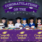 Slergut Purple and Gold Graduation Decorations 2026, 3 Pack Purple