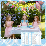 Pasimy 60 Pcs Who Knows the Birthday Girl Best Cards Would She Rather