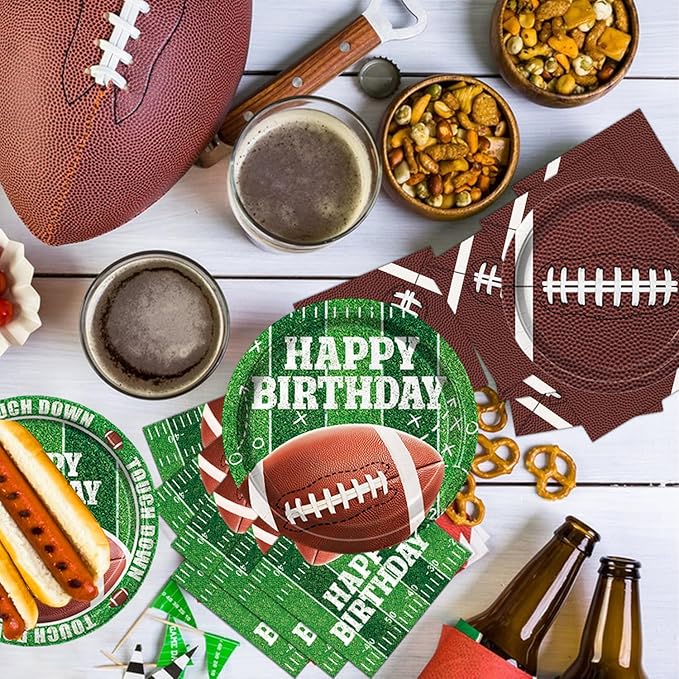 Football Birthday Party Decorations Football Party Supplies Includes