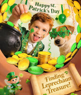 Jeowoqao 184pcs St Patricks Day Accessories Party Favor Set St