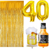 40th Birthday Decorations for Men 40 Birthday Decorations with 40