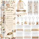 145 Pieces Coffee Baby Shower Favors for Guest A Baby is Brewing