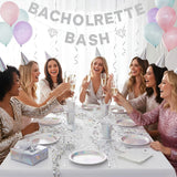 Iridescent Party Plates and Napkins,200pcs | 50 7inch Dessert Plates |