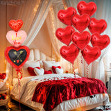 KatchOn, Red Heart Balloons Decorations - Pack of 13 | I Love You