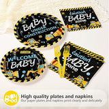 96Pcs Construction Baby Shower Party Supplies Dump Truck