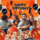 173 PCS Basketball Party Decorations Basketball Birthday Decorations