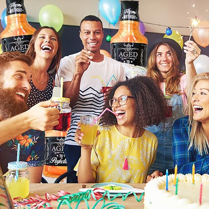 Whisky Bottle Foil Balloons Aluminum Balloon Whiskey Bottle Shape