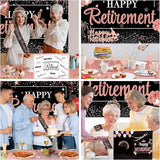 52Pcs Retirement Party Decorations Women with Retirement Sash and