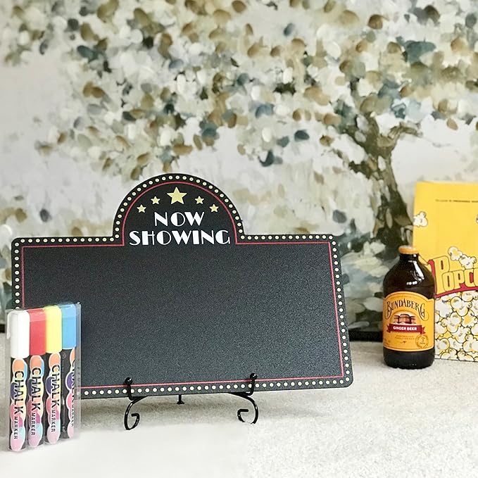 Movie Night Decorations Chalkboard Kit for Movie Theme Parties 1