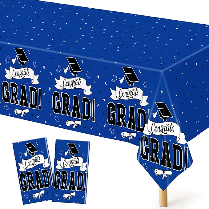 QZYL 2 PCS Graduation Decorations 2026, 108" X 54" Blue Graduation