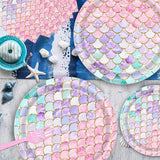 96 Pcs Mermaid Birthday Party Decorations Mermaid Party Supplies