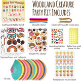 Glittery Garden Woodland Themed Christmas Party Hats Making Kit c/w