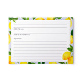 Dashleigh Lemon Recipe Cards 4x6 Double Sided, 50 Bright Citrus
