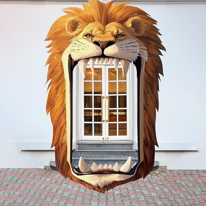 Jungle Animals Birthday Party Decorations Lion Porch Banner Backdrop