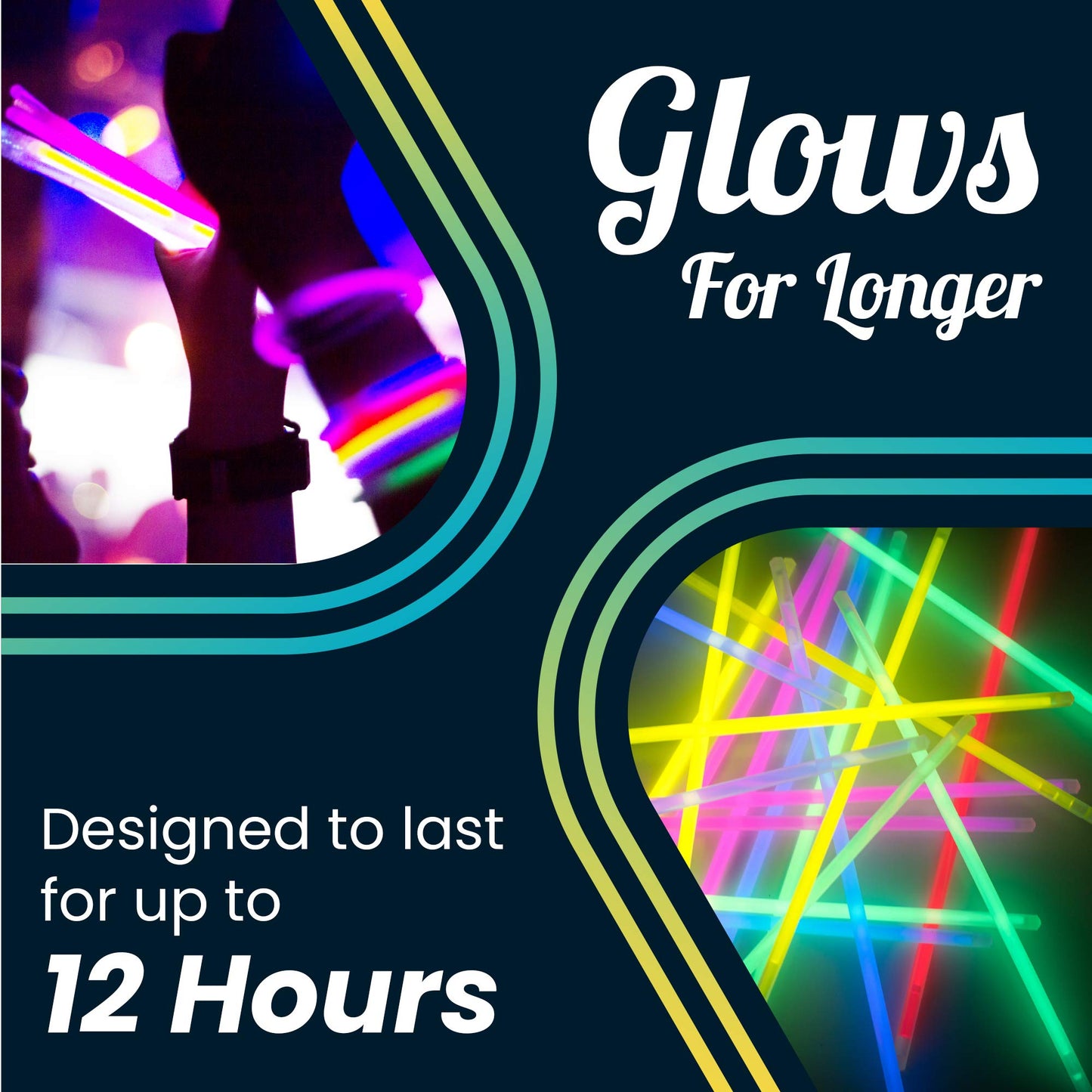 240 Glow Sticks Halloween Party Pack – Glow Activities For Families –