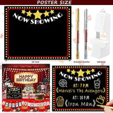 Movie Night Birthday Party Decorations Movie Theater Hollywood