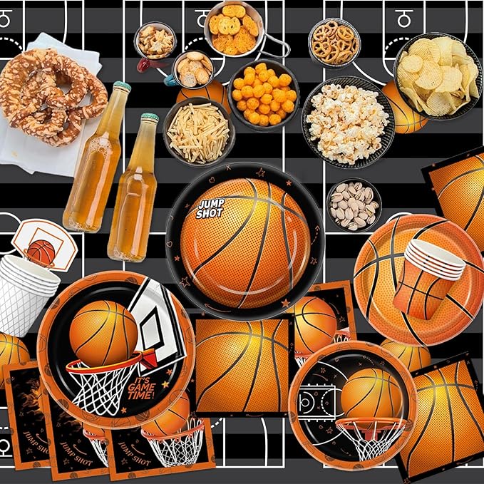 155 PCS Basketball Party Decorations Basketball Party Supplies