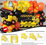 102pcs Construction Birthday Party Decorations Balloon Garland Arch
