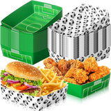 36 Pack Soccer Party Supplies Large 5 lb Soccer Plates Trays Bowls
