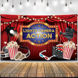 XtraLarge Lights Camera Action Banner 72x44 Inch Movie Night