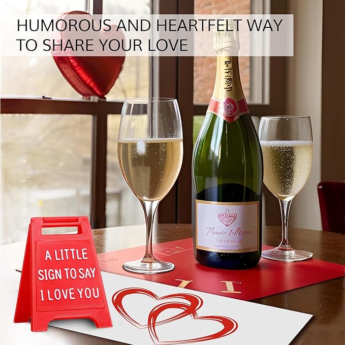 Mini Sign Valentine's Decoration Anniversary Present - Premium