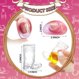 Vesici 20 Pcs Mini Cowboy Boot Shot Glasses Western Cowgirl Shot Boot
