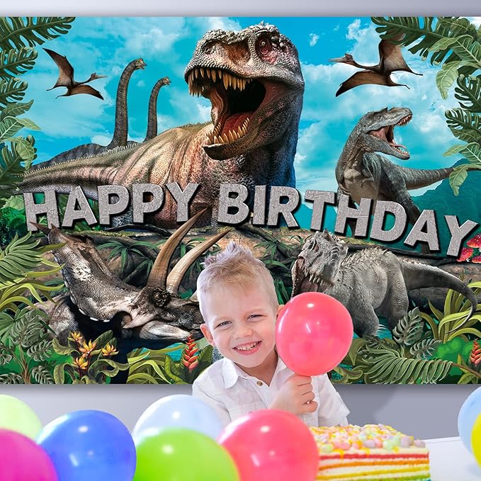 Dinosaur Backdrop 7x5FT Dinosaurs Background Dinosaur Birthday