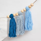 Blue One Tassel High Chair Banner First Birthday Party Decoration