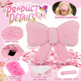 Pink Bow Pinata with Stick and Blindfold, Large Coquette Aesthetic