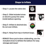 XL Funny Foil Balloons (2 Pack) – Dumpster Fire, Joke Party